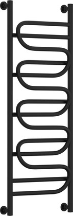 Полотенцесушитель водяной Сунержа Иллюзия+ 1200x500, чёрный матовый 31-0210-1250