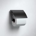 Держатель для туалетной бумаги Keuco Plan, с крышкой, чёрный матовый 14960 370000