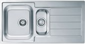 Кухонная мойка Alveus Line Maxim 10, 980x500, двойная, с крылом, нержавеющая сталь 1089610