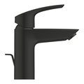 Смеситель для раковины Grohe Eurosmart S-size, донный клапан, Matt Black матовый чёрный 332652433