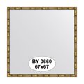 Зеркало Evoform Definite 670x670 в багетной раме 24мм, золотой бамбук BY 0660