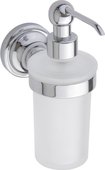 Дозатор для жидкого мыла Bemeta Retro настенный, стекло, хром 144309012