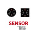Полотенцесушитель электрический Terminus Дуо Круглый, 1600x114, sensor quick touch, сталь полированная 4670078528308