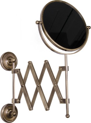 Зеркало косметическое TW Bristol, настенное, двустороннее, бронза TWBR024br