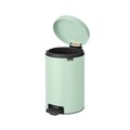 Мусорный бак с педалью Brabantia NewIcon 12л, мятно-голубой 233906