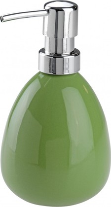 Дозатор для жидкого мыла Wenko Polaris настольный, керамика, зеленый 18288100