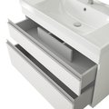 Тумба для раковины Dreja Grace Plus 90, универсальный, 2 ящика, белый лак 99.1906
