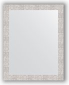Зеркало Evoform Definite 760x960 в багетной раме 70мм, соты алюминий BY 3275