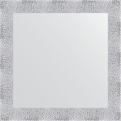 Зеркало Evoform Definite 670x670 в багетной раме 70мм, чеканка белая BY 3654