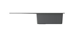 Кухонная мойка Omoikiri Sumi 100-PL с крылом, tetogranit, платина 4993659