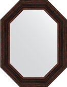Зеркало Evoform Polygon 690x890 в багетной раме 99мм, темный прованс BY 7219