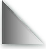 Зеркальная плитка Evoform Refractive с фацетом 15мм, треугольник 30х30см, серебро BY 1542