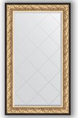 Зеркало Evoform Exclusive-G 800x1350 с гравировкой, в багетной раме 106мм, барокко золото BY 4251