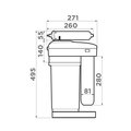 Водоочиститель Omoikiri Pure Drop 2.1.4S система обратного осмоса 4998004