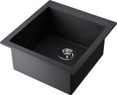 Кухонная мойка Omoikiri Bosen 47-BL, Tetogranit, чёрный 4993586