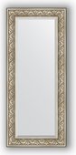 Зеркало Evoform Exclusive 650x1500 с фацетом, в багетной раме 106мм, барокко серебро BY 3554