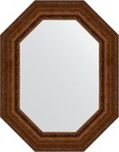 Зеркало Evoform Polygon 720x920 в багетной раме 120мм, состаренная бронза с орнаментом BY 7267