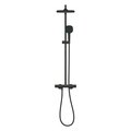 Душевая система Grohe Tempesta 250 Cube, термостат для душа, матовый чёрный 266892431