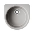 Кухонная мойка Omoikiri Akegata 51-GR, полукруглая, Artgranite, серый 4993756