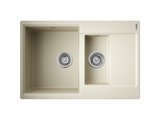 Кухонная мойка Omoikiri Daisen 78-2T-BE, с крылом, ваниль 4993529