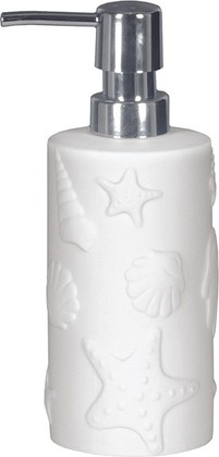 Дозатор для жидкого мыла Kleine Wolke Starfish настольный, керамика, белый 5090100854
