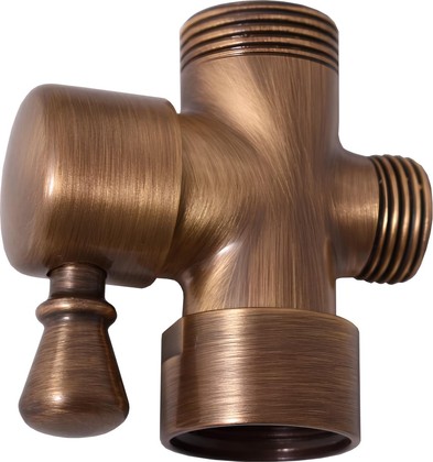 Переключатель для душевой штанги RAV Slezak, головной душ/лейка, бронза MD0629SM