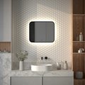 Зеркало с окантовкой Defesto Aura 60x50, LED подсветка, ИК-выключатель, нейтральный белый свет DF 2963RH