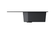 Кухонная мойка Omoikiri Yonaka 78-LB-BL, с крылом, чёрный 4993341