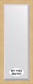 Зеркало Evoform Exclusive 560x1410 с фацетом, в багетной раме 62мм, сосна BY 1163