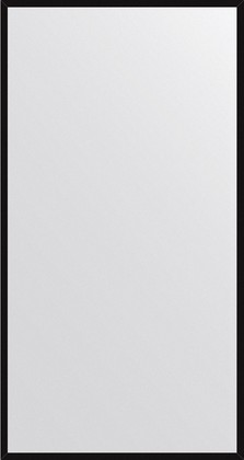 Зеркало Evoform Definite 66x126, в багетной раме, чёрный 20мм BY 7467