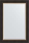 Зеркало Evoform Definite 640x940 в багетной раме 71мм, чёрное дерево с золотом BY 3925