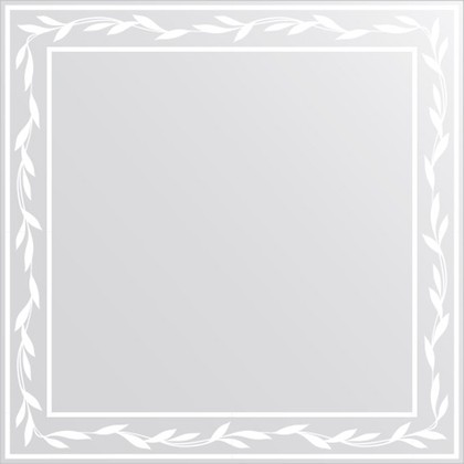 Зеркало для ванной FBS Artistica с орнаментом 60x60см CZ 0722