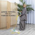 Швабра для пола Hausmann Professional Telescopic универсальная, с телескопической ручкой, 47x15см, микрофибра, пластик HM-49