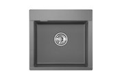 Кухонная мойка Granula Estetica ES-5201, 520x500, кварц, Графит 5201, ГРАФИТ