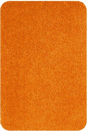Коврик для ванной Spirella Highland, 60x90см, полиэстер/микрофибра, оранжевый 1013069