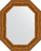 Зеркало Evoform Polygon 640x790 в багетной раме 99мм, травленая бронза BY 7214