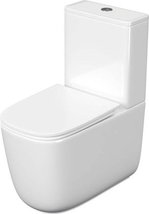 Унитаз напольный Aquatek Optima Plus Square 620x355x790, комплект (чаша, бачок, сиденье) AQ4451-00