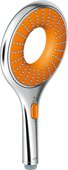 Душ ручной Grohe Rainshower Icon 15, 2 вида струи, хром, оранжевый 27444000