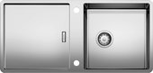 Кухонная мойка оборачиваемая с крылом, нержавеющая сталь зеркальной полировки Blanco Jaron XL 6S-IF 520679