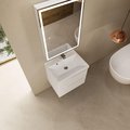 Тумба с умывальником AQUAme S3 60, подвесная, белый глянец AQM900360WH+1017000600001