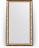 Зеркало Evoform Exclusive Floor 1150x2050 пристенное напольное, с фацетом, в багетной раме 106мм, барокко золото BY 6173