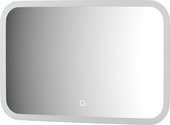 Зеркало с матированием и LED-подсветкой Defesto, 17W, 60x40см, сенсорный выключатель, нейтральный белый свет DF 3802SH