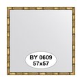 Зеркало Evoform Definite 570x570 в багетной раме 24мм, золотой бамбук BY 0609