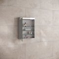 Зеркальный шкаф Keuco Royal E-One, 500x700x141мм, 1 дверца, с подсветкой, настенный 44304 171000