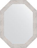 Зеркало Evoform Polygon 620x820 в багетной раме 70мм, серебряный дождь BY 7087