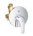 Душевая система Grohe Eurosmart, смеситель встраиваемый, верхний душ, ручной душ, хром 129187