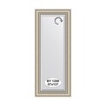 Зеркало Evoform Exclusive 570x1370 с фацетом, в багетной раме 93мм, серебряный акведук BY 1258