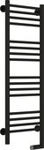 Полотенцесушитель электрический Сунержа Богема 2.0, прямая, 1000x300, МЭМ справа, чёрный матовый 31-5205-1030