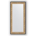 Зеркало Evoform Exclusive 800x1700 с фацетом, в багетной раме 106мм, барокко золото BY 1311