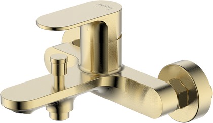 Смеситель для ванны Aquatek Альфа, шлифованное золото AQ1940BG